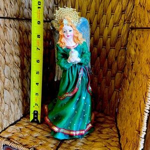 10 inch Angel table top candleholder.